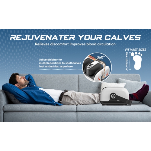 Shiatsu Foot & Calf Massager Heat Therapy Foot Massage Machine Arm Automatic Massager Kneading Massager