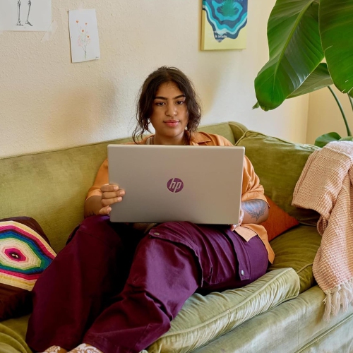 HP 15.6" HD Touchscreen Laptop-Silver