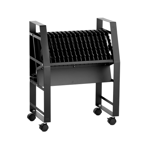 VEVOR 16 Device Mobile Open Charging Station, Charging Cart, Up to 15.6 in Screen Size, Office and Classroom Mobile Charging Cart, for Chromebook,