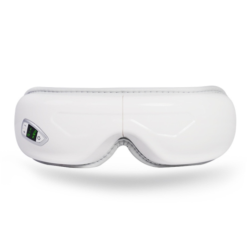 Eye massager, smart bluetooth eye protector, air pressure hot compress eye massager, massage glasses, portable, white