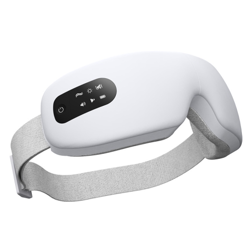 Smart Eye Massager, Rechargeable Voice, Hot Compress Eye Mask All-in-One Massager, Relieves Dry Eyes/Eye Fatigue, 4-Level Hot Compress + Bluetooth