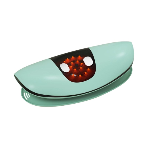 Lumbar massager for home use, lumbar spine soothing massager, electric hot compress lumbar massager, infrared vibration therapy lumbar massager, green