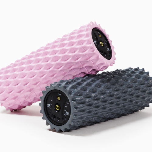 Electric foam roller, three-zone vibration [2nd generation USB model], muscle relaxer, beautiful legs, massage stick, roller exercise, space gray