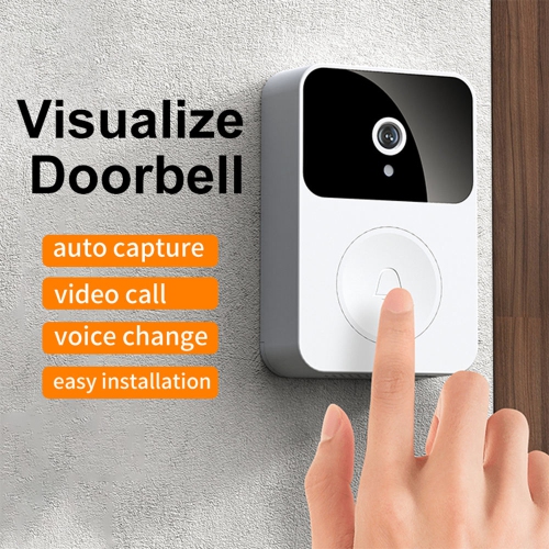 Smart video doorbell, wireless remote home surveillance video intercom HD night vision capture, Wifi doorbell with camera, wireless ring video