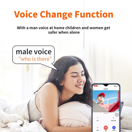 Smart video doorbell, wireless remote home surveillance video intercom HD night vision capture, Wifi doorbell with camera, wireless ring video