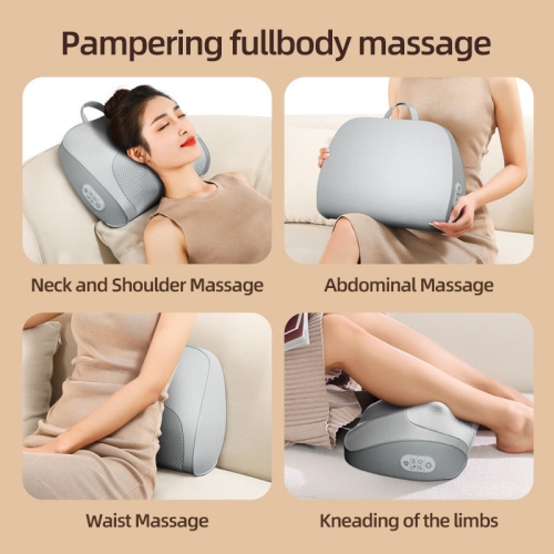 Cervical vertebrae, shoulder and neck massager, lumbar heating pillow, household multifunctional neck massager, 3D massage head, hot compress, 3