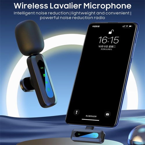 New J3 one-to-two wireless collar microphone live noise reduction wireless microphone microphone USB C wireless collar microphone suitable for noise