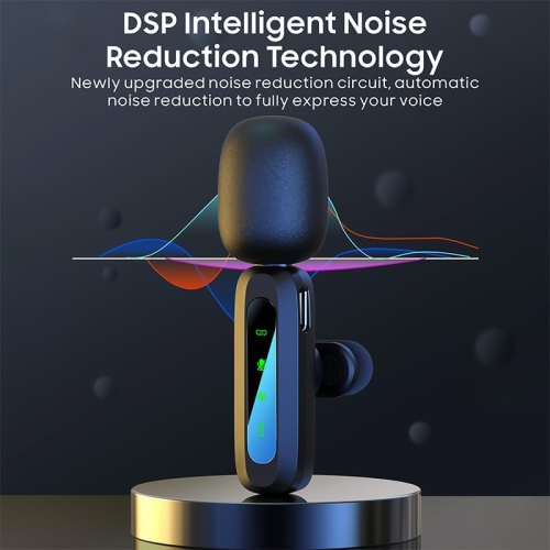 New J3 one-to-two wireless collar microphone live noise reduction wireless microphone microphone USB C wireless collar microphone suitable for noise