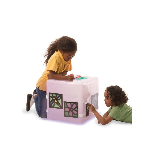 Roylco Educational Light Cube - STEM Learning Teaching Sensory Toys - Multifunctional, Sturdy, Safe and Extra Bright