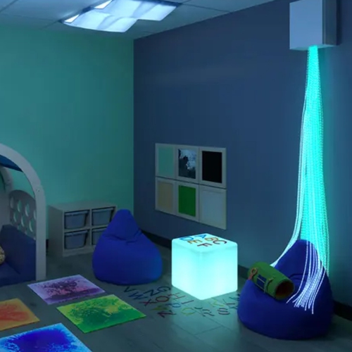 Roylco Educational Light Cube - STEM Learning Teaching Sensory Toys - Multifunctional, Sturdy, Safe and Extra Bright