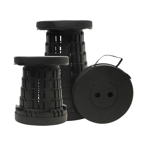 Tabouret pliant de voyage, léger, robuste, réglable, tabouret portatif Convient au camping extérieur, voyage