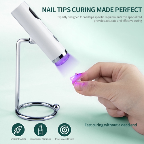 Portable Mini UV LED Nail Lamp, Handheld Nail Dryer, USB Rechargeable Nail Care Tools
