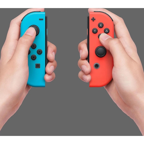 Pour Joypad pour Switch Controller - Télécommande sans fil gauche et droite avec dragonne(Rouge bleu)