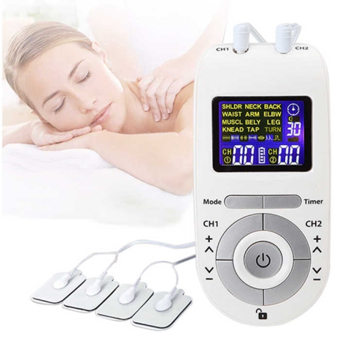 EMS electronic physiotherapy digital meridian pulse electrotherapy massager