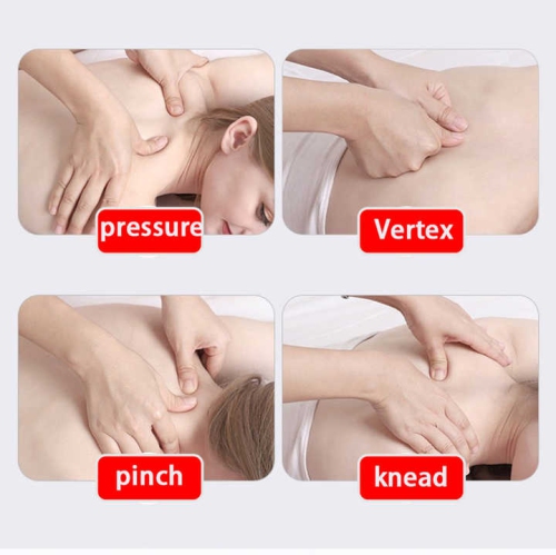 3d Coussin de massage rotatif pour les épaules, le cou, le dos, la taille, coussin de massage chauffant Appareil de massage électrique