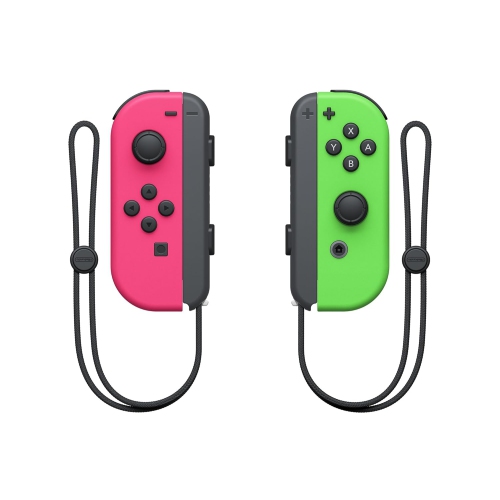 For Joypad for Switch Controller - Left And Right Wireless Remote With Wrist Strap（Pink Green）