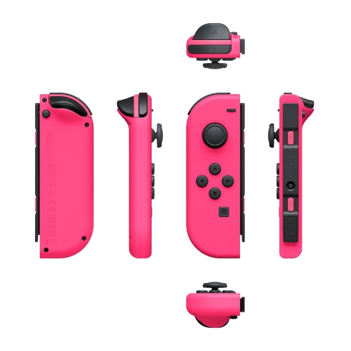 For Joypad for Switch Controller - Left And Right Wireless Remote With Wrist Strap(Pink Green)