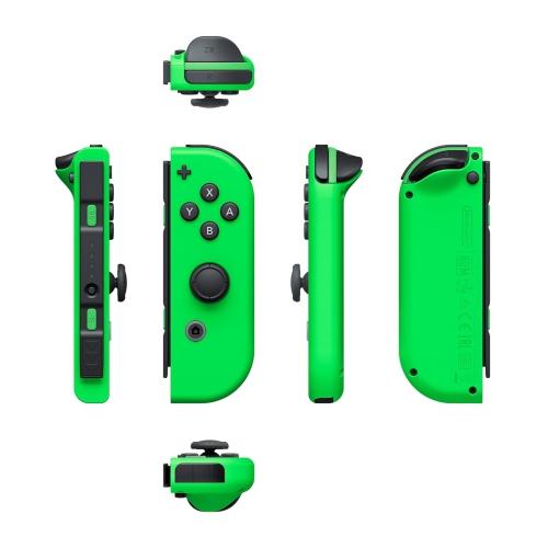 For Joypad for Switch Controller - Left And Right Wireless Remote With Wrist Strap(Pink Green)
