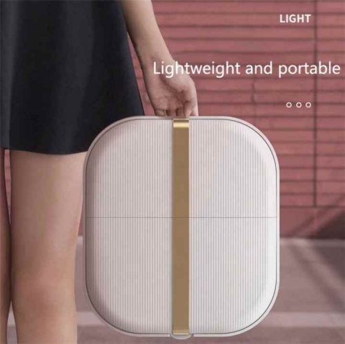 Bain de pieds pliant Isolation pour le bain de pieds Masseur pour le bain de pieds Température constante 48 degrés Rose JST.3