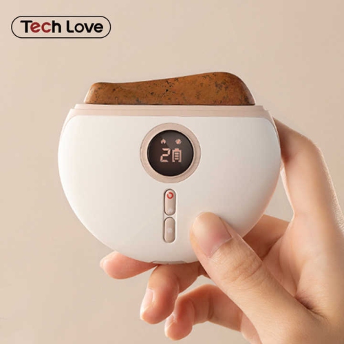 Electric Gua Sha Massager Thermal Vibration pour le cou Soulever le visage Rouge Infrared Anti-Wrinkle Ski facial