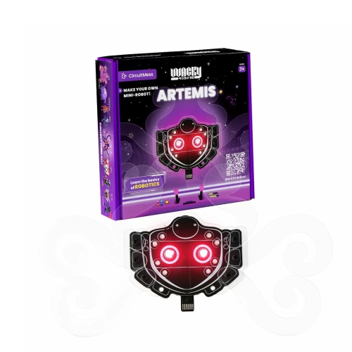 CIRCUITMESS  Wacky Robots Artemis - Diy Educational Robot - No Soldering