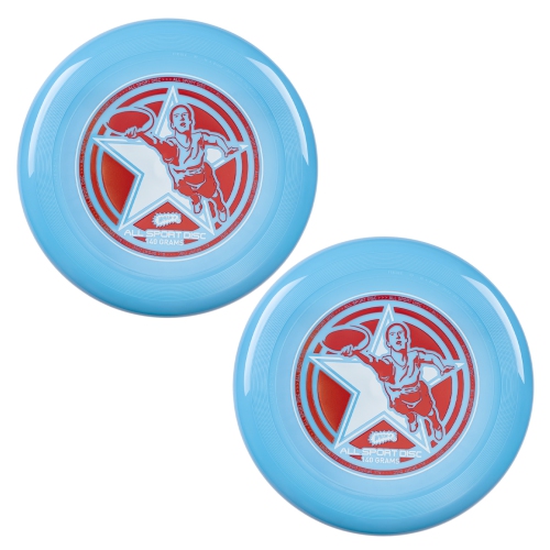 Wham-O Frisbee All Sport Disc 140g, 9.85 Inch, Durable and Non-Slip Grip for Outdoor Team Sports and Family Fun - 2 Pack