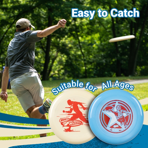 Wham-O Frisbee All Sport Disc 140g, 9.85 Inch, Durable and Non-Slip Grip for Outdoor Team Sports and Family Fun - 2 Pack