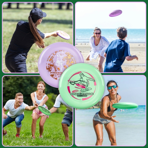 Wham-O Frisbee Freestyle Disc 160g, 10.5 Inch, Durable and Flexible PE for Outdoor Beach, Family Fun - 2 Pack