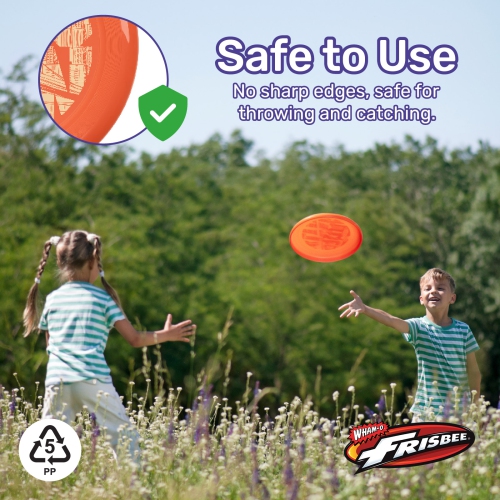 Wham-O Frisbee Cool Flyer 3 Pack Flying Disc, 9.95 Inch Lightweight Toy Outdoor Game - 130g