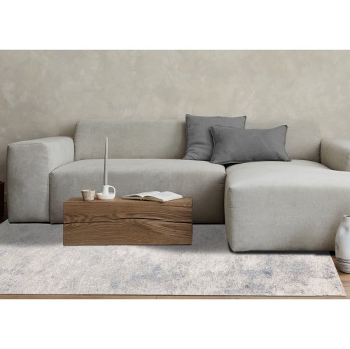 Rug Branch Organic Indoor Area Rug, Cream Cream , Contemporary Modern - Living Room, Bedroom, Dining Room, and Kitchen