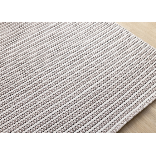 Rug Branch Stripes Indoor Area Rug, White Taupe , Contemporary - Living Room, Bedroom, Dining Room, and Kitchen