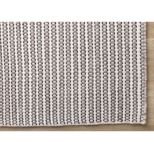 Rug Branch Stripes Indoor Area Rug, White Taupe , Contemporary - Living Room, Bedroom, Dining Room, and Kitchen