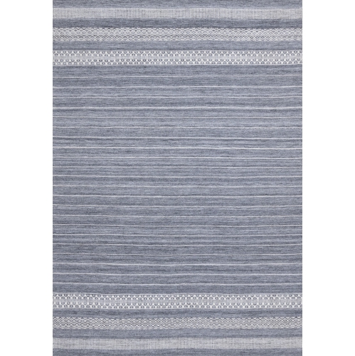 RUG BRANCH  Stripes Indoor Area Rug , Contemporary Modern - Living Room, Bedroom, Dining Room, And Kitchen In Grey