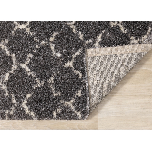 Tapis d'intérieur élégant Rug Branch, gris crème , transitionnel - salon, chambre, salle à manger et cuisine