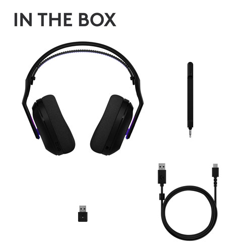 Casque de jeu sans fil G522 LIGHTSPEED de Logitech - Noir - Exclusivité Best Buy
