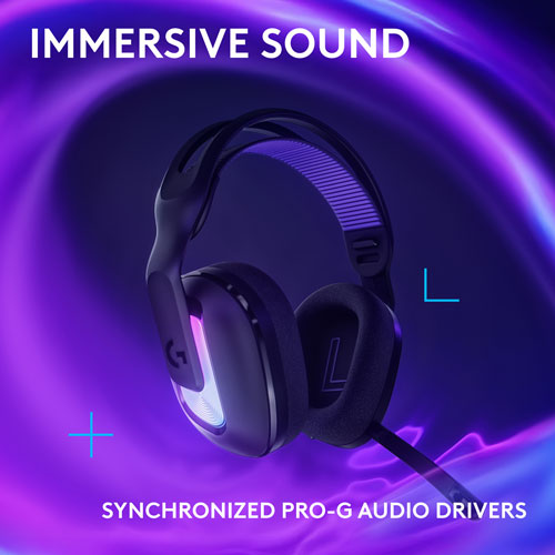 Casque de jeu sans fil G522 LIGHTSPEED de Logitech - Noir - Exclusivité Best Buy