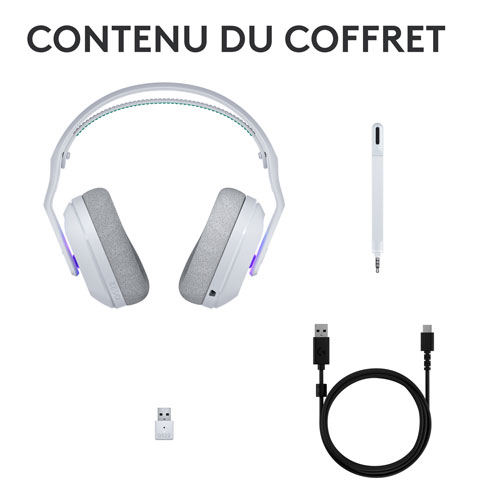 Logitech G522 LIGHTSPEED Wireless Gaming Headset - White - Only at Best Buy