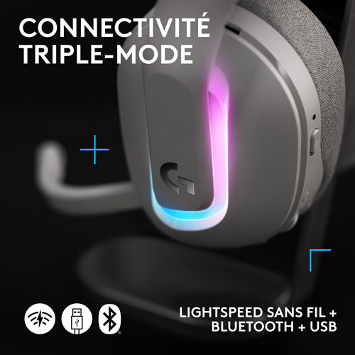Logitech G522 LIGHTSPEED Wireless Gaming Headset - White - Only at Best Buy