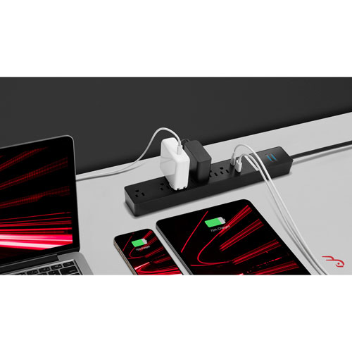 Rocketfish 7-Outlet Surge Protector with USB-A/USB-C Ports