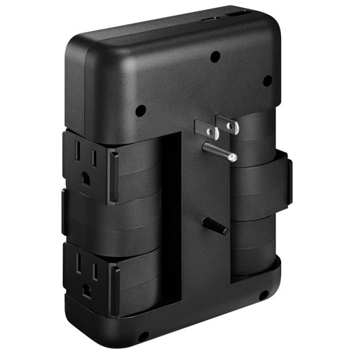 Rocketfish 6-Outlet/2-USB Surge Protector - Only at Best Buy