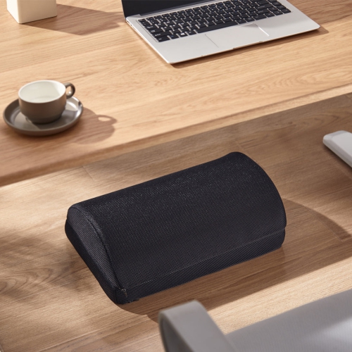 Desky Memory Foam Foot Rest – High-Density Ergonomic Cushion With Removable Cover, Anti-Slip Base & Firm Support for Desk Use