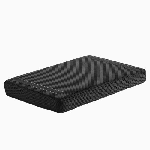Desky Memory Foam Foot Rest – High-Density Ergonomic Cushion With Removable Cover, Anti-Slip Base & Firm Support for Desk Use
