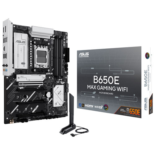 Asus B650E MAX Gaming Wi-Fi 6E AM5 DDR5 Motherboard for AMD Ryzen 9000/8000/7000 Series CPUs