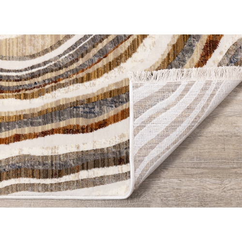 Rug Branch Organic Indoor Area Rug, Cream Beige , Contemporary Modern - Living Room, Bedroom, Dining Room, and Kitchen
