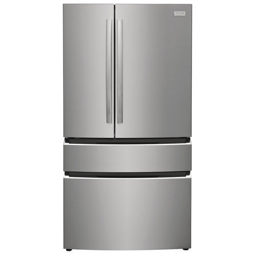 Open Box - Frigidaire Gallery 36" 22.1 Cu. Ft. French Door Refrigerator w/ Water Dispenser- Stainless - Scratch & Dent