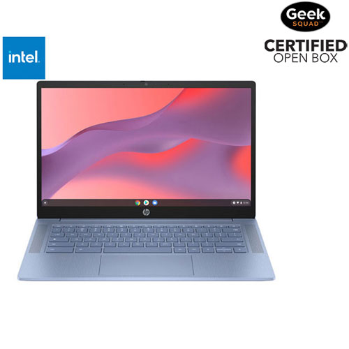 Open Box - HP 14" Chromebook - Sky Blue (Intel N100/4GB RAM/128GB UFS/Chrome OS)