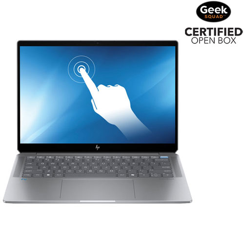 Open Box - HP OmniBook Ultra 14" Touchscreen Laptop -Meteor Silver (AMD Ryzen AI 9 HX 375/32GB RAM/2TB HDD/Win11)