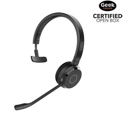 Open Box - Jabra Evolve 65 TE Wireless Bluetooth On-Ear Headset with Built-in Microphone (6693-839-409)