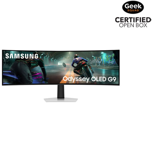 Open Box - Samsung Samsung Odyssey G9 49" WQHD 144Hz Curved OLED G-Sync FreeSync Gaming Monitor (LS49DG912SNXZA)