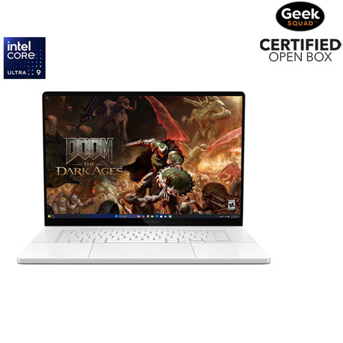 Open Box - ASUS ROG Zephyrus G16 16" Gaming Laptop - White (Intel Core Ultra 9-285H/64GB RAM/2TB SSD/RTX 5090)